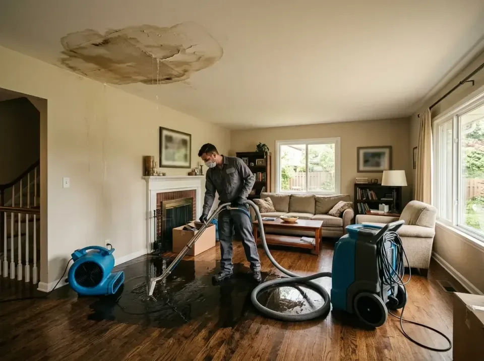 attic-pipe-burst-ceiling-drip-008 — frequently asked questions, Water Damage Restoration & Carpet Care in Marlton, MD